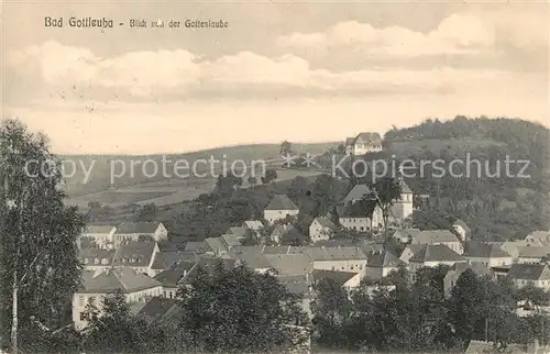 AK / Ansichtskarte Bad_Gottleuba Berggiesshuebel Blick von der Gotteslaube Bad