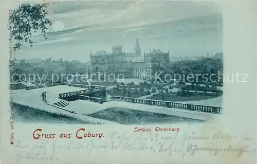 AK / Ansichtskarte Coburg Schloss Ehrenburg Coburg