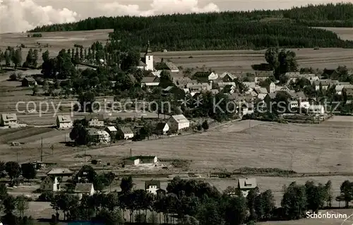 AK / Ansichtskarte Schoenbrunn_Wunsiedel Panorama Schoenbrunn Wunsiedel