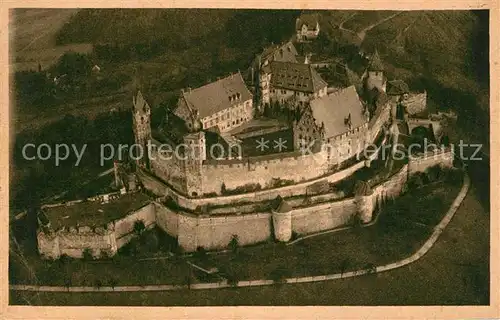 AK / Ansichtskarte Coburg Veste Coburg Fliegeraufnahme Coburg