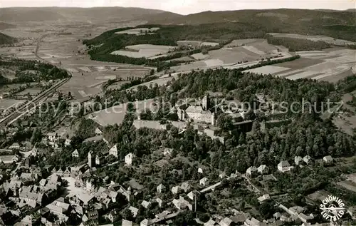 AK / Ansichtskarte Kronach_Oberfranken Fliegeraufnahme Kronach Oberfranken