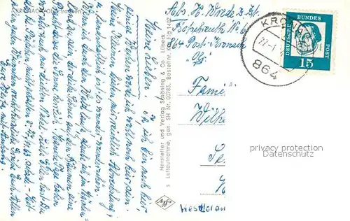 AK / Ansichtskarte Kronach_Oberfranken Fliegeraufnahme Kronach Oberfranken