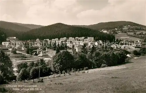 AK / Ansichtskarte Warmensteinach Panorama Warmensteinach