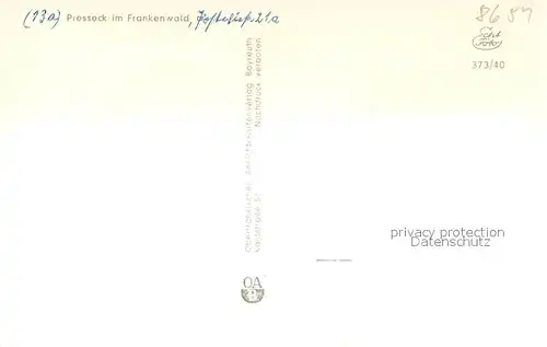 AK / Ansichtskarte Presseck Ortspartie Presseck