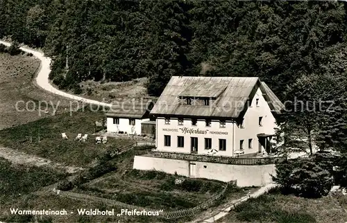 AK / Ansichtskarte Warmensteinach Waldhotel Pfeiferhaus Warmensteinach