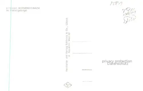 AK / Ansichtskarte Warmensteinach Panorama Warmensteinach