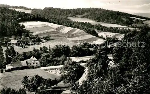 AK / Ansichtskarte Goldkronach Blick von Waldpension Cafe Goldpeter Goldkronach