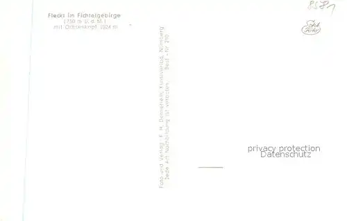 AK / Ansichtskarte Fleckl mit Ochsenkopf Fleckl