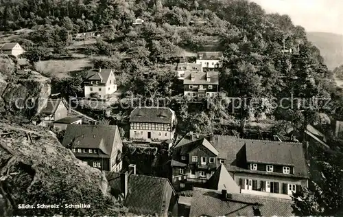 AK / Ansichtskarte Schmilka Ortsansicht Schmilka