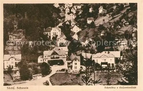 AK / Ansichtskarte Schmilka Ortsansicht Schmilka