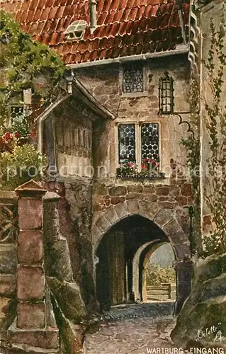 AK / Ansichtskarte Verlag_Tucks_Oilette_Nr. 706 B Wartburg Burgeingang 