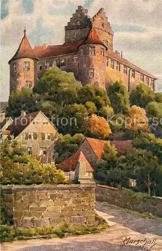 AK / Ansichtskarte Marschall_Vinzenz Schloss Meersburg Marschall Vinzenz