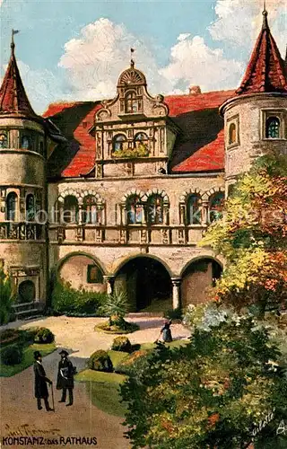 AK / Ansichtskarte Verlag_Tucks_Oilette_Nr. 684 B Konstanz Rathaus 