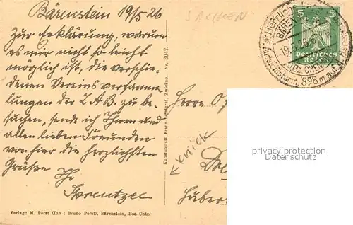 AK / Ansichtskarte B?renstein_Annaberg Buchholz Blick vom Aussichtsturm 