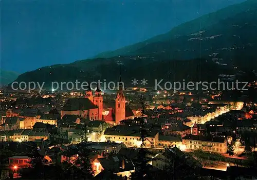AK / Ansichtskarte Bressanone Panorama Nachtaufnahme Bressanone