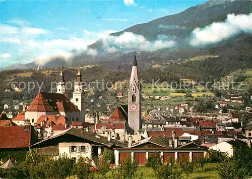 AK / Ansichtskarte Bressanone con Duomo e Torre bianca Monte Pascolo Stadtbild mit Dom und Weisser Turm Radlseegebiet Bressanone