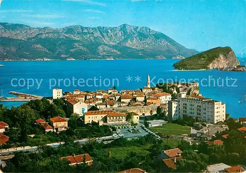 AK / Ansichtskarte Budva Panorama Insel Budva