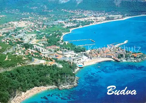 AK / Ansichtskarte Budva Fliegeraufnahme Budva