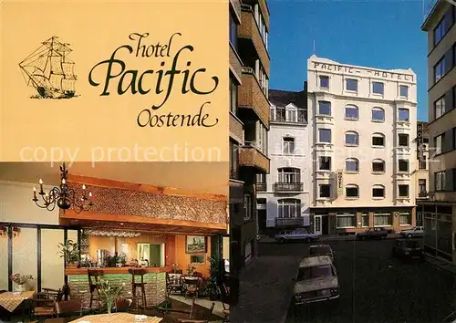 AK / Ansichtskarte Oostende_Ostende Hotel Pacific Restaurant Bar 