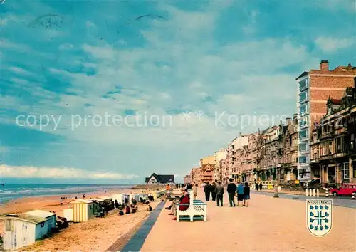 AK / Ansichtskarte Middelkerke Casino strand en dijk Strand Promenade Middelkerke