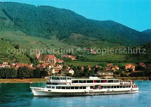 AK / Ansichtskarte Spitz_Donau Fahrgastschiff MFS Austria Spitz Donau
