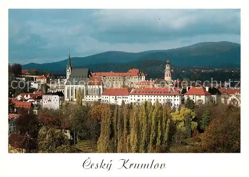 AK / Ansichtskarte Cesky_Krumlov Stadtpanorama Cesky Krumlov