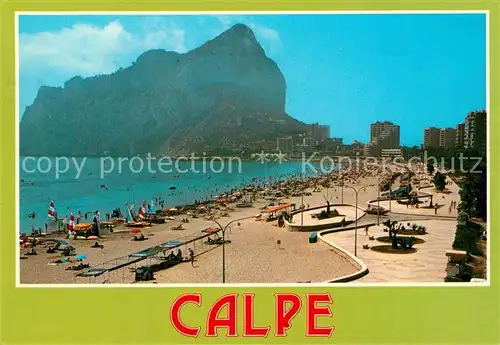 AK / Ansichtskarte Calpe Playa de Levante Calpe