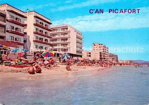 AK / Ansichtskarte Can_Picafort_Mallorca Hotels Strand Can_Picafort_Mallorca