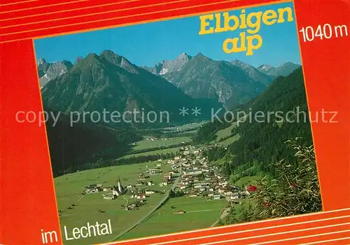 AK / Ansichtskarte Elbigenalp Landschaftspanorama Alpen Elbigenalp