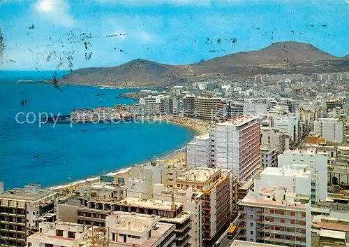 AK / Ansichtskarte Las_Palmas_Gran_Canaria Vista general del Punto de la Luz y Playa de las Canteras Las_Palmas_Gran_Canaria