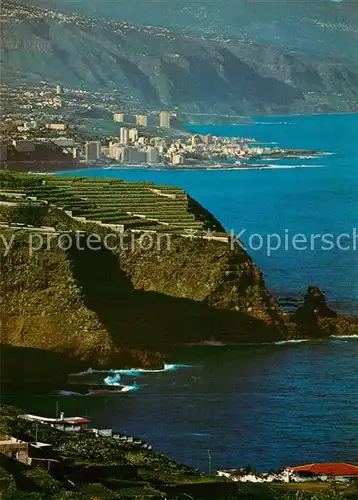 AK / Ansichtskarte Puerto_de_la_Cruz Panorama Costa Norte y la Ciudad al fondo Puerto_de_la_Cruz