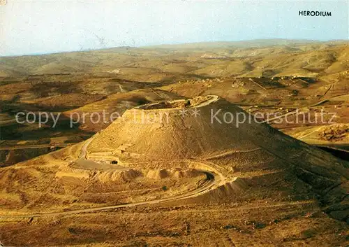 AK / Ansichtskarte Herodium Ruinen Festungsanlage Fliegeraufnahme Herodium