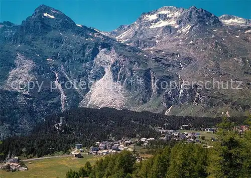 AK / Ansichtskarte Maloja_GR Panorama mit Piz Longhin Albula Alpen Maloja_GR