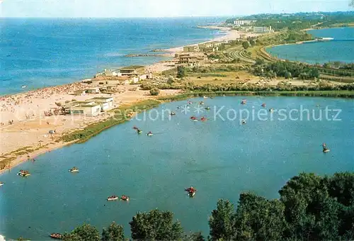 AK / Ansichtskarte Eforie_Nord Badestrand Fliegeraufnahme Eforie Nord