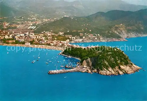 AK / Ansichtskarte Sestri_Levante Penisola veduta aerea Sestri_Levante