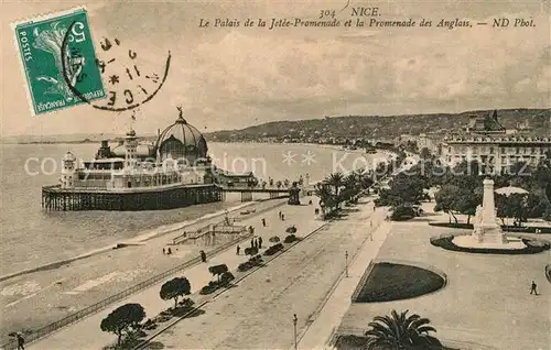 AK / Ansichtskarte Nice_Alpes_Maritimes Palais de la jet?e Promenade et Promenade des Anglais Nice_Alpes_Maritimes