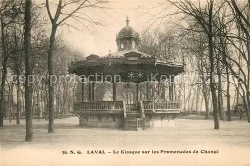 AK / Ansichtskarte Laval_Mayenne Kiosque sur les Promenades de Chang Laval Mayenne