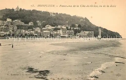 AK / Ansichtskarte Honfleur Cote de Grace  Honfleur