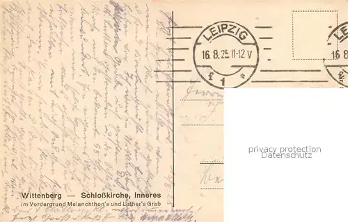 AK / Ansichtskarte Wittenberg_Lutherstadt Schlo?kirche Wittenberg_Lutherstadt