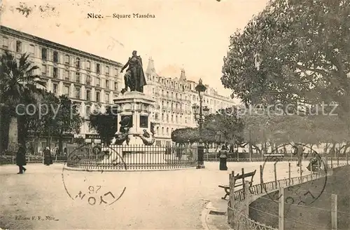 AK / Ansichtskarte Nice_Alpes_Maritimes Square Massena Nice_Alpes_Maritimes