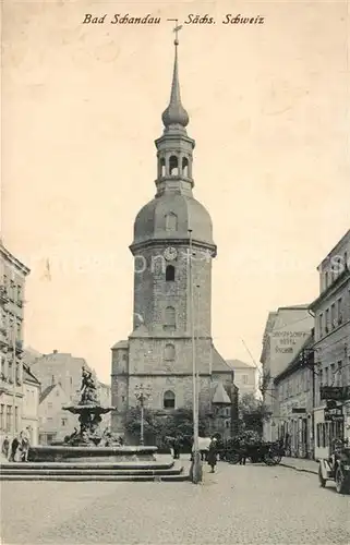 AK / Ansichtskarte Bad_Schandau Marktplatz Bad_Schandau