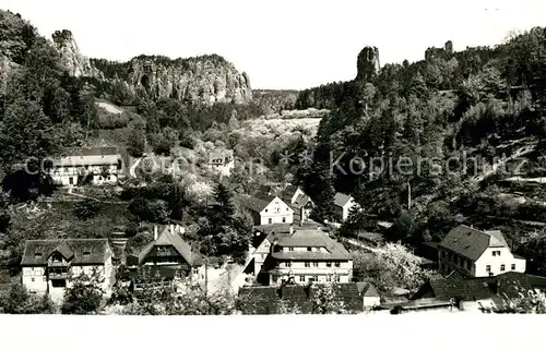 AK / Ansichtskarte Rathen_Saechsische Schweiz Ortsansicht Rathen Saechsische Schweiz