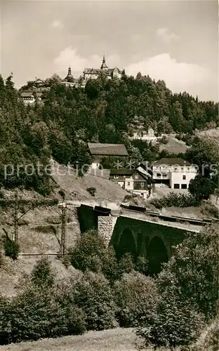 AK / Ansichtskarte Lauenstein_Oberfranken Gasthaus Penson Zur Post Lauenstein_Oberfranken