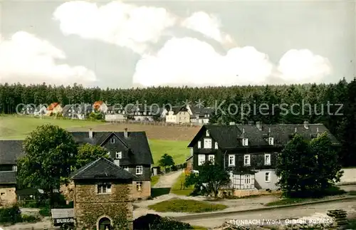 AK / Ansichtskarte Steinbach_Kronach Bahnhof Gasthaus Pietz Steinbach Kronach