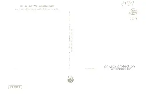 AK / Ansichtskarte Warmensteinach Panorama Warmensteinach