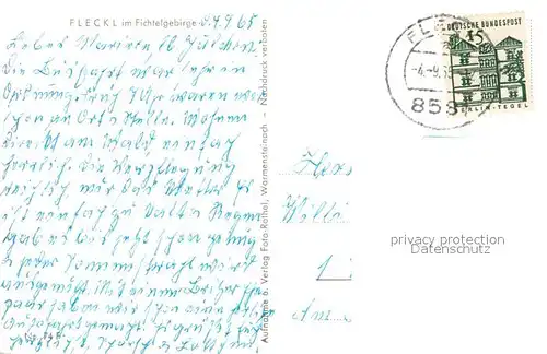 AK / Ansichtskarte Fleckl Panorama Fleckl