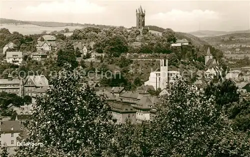 AK / Ansichtskarte Dillenburg Stadtblick mit Dillenburg Dillenburg