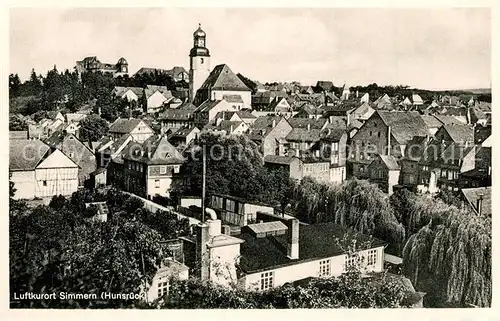 AK / Ansichtskarte Simmern_Hunsrueck Stadtblick Simmern Hunsrueck