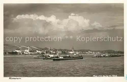 AK / Ansichtskarte Ruedesheim_Rhein Rheindampfer Ruedesheim Rhein