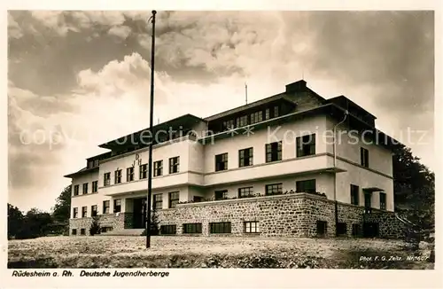 AK / Ansichtskarte Ruedesheim_Rhein Deutsche Jugendherberge Ruedesheim Rhein